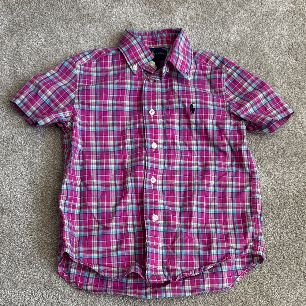 Ralph Lauren Multicolor Plaid Button-Down Shirt